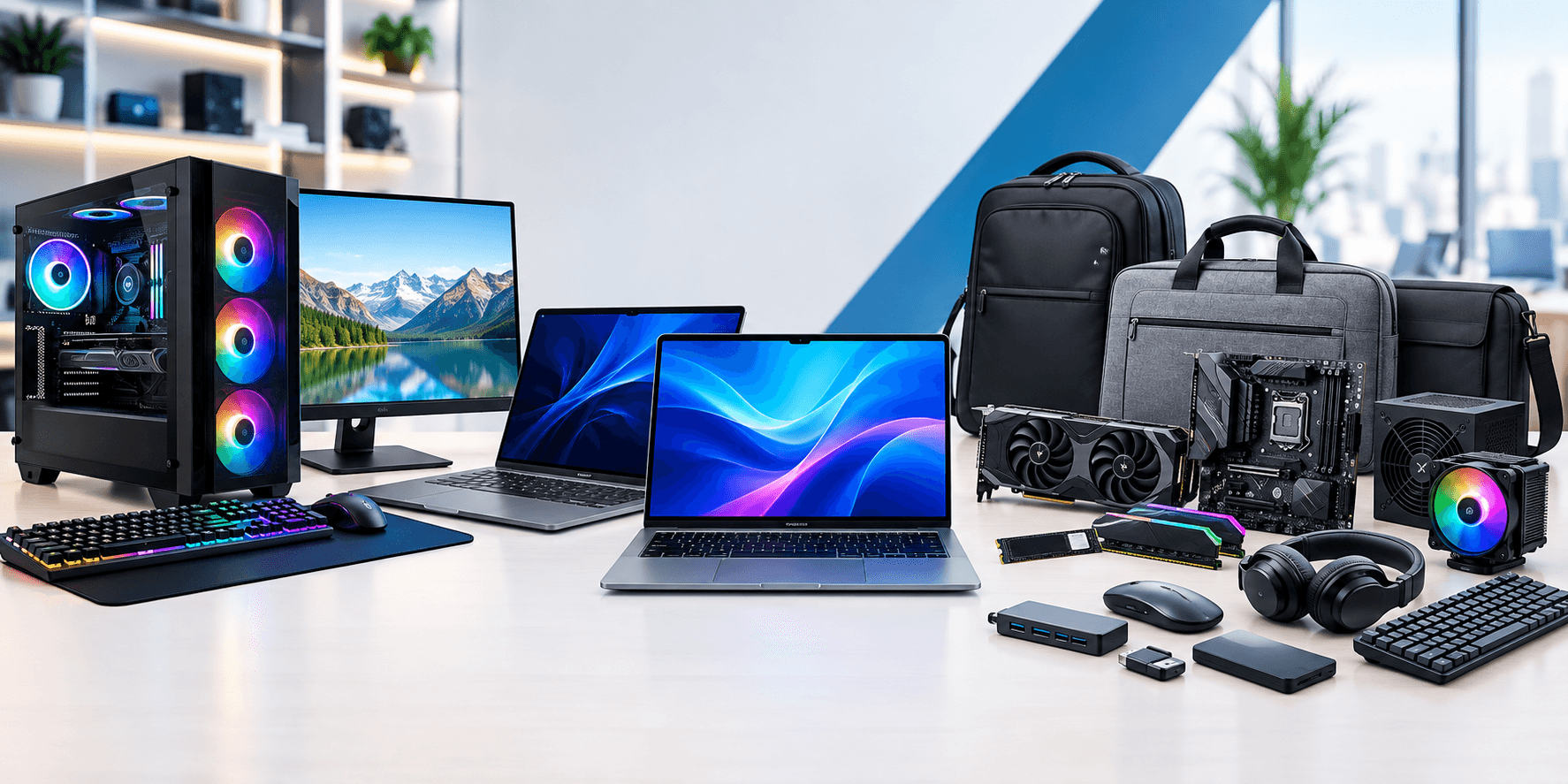 Premium laptop ready for work and creativity