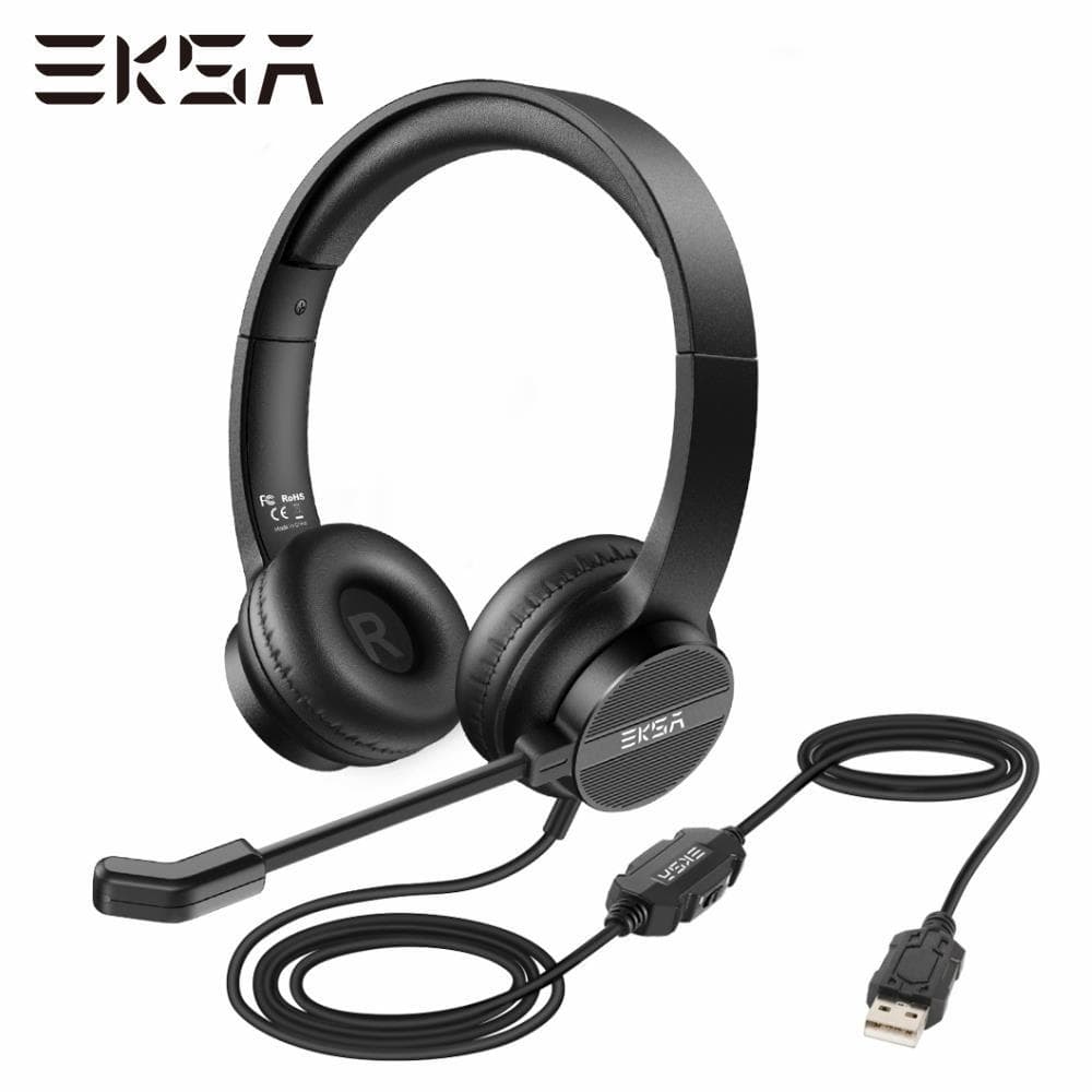 EKSA H12E Wired Gaming Headphones with Noise Cancelling MIC image 1